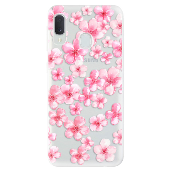 Odolné silikonové pouzdro iSaprio - Flower Pattern 05 na mobil Samsung Galaxy A20e (Odolný silikonový obal, kryt pouzdro iSaprio - Flower Pattern 05 - na mobilní telefon Samsung Galaxy A20e)