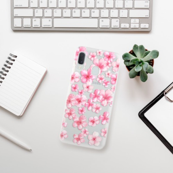 Silikonové pouzdro iSaprio - Samsung Galaxy A20e - Flower Pattern 05