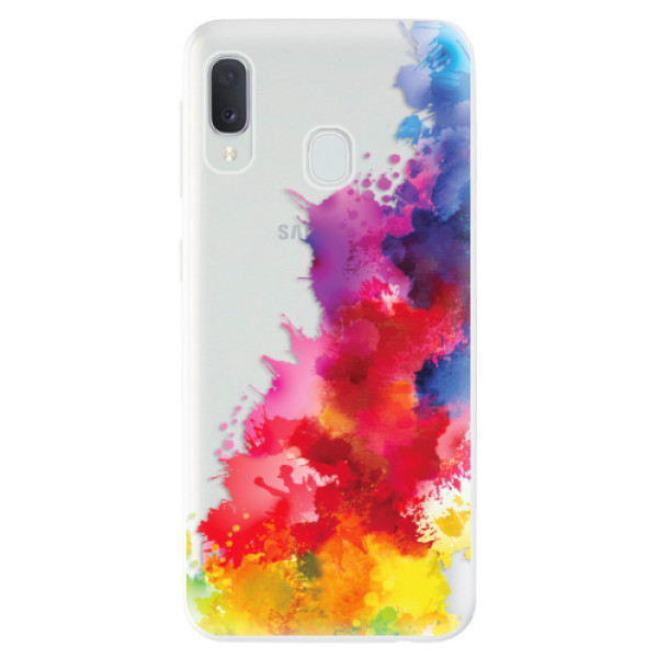 Odolné silikonové pouzdro iSaprio - Color Splash 01 na mobil Samsung Galaxy A20e (Odolný silikonový obal, kryt pouzdro iSaprio - Color Splash 01 - na mobilní telefon Samsung Galaxy A20e)