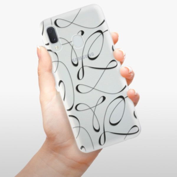 Silikonové pouzdro iSaprio - Samsung Galaxy A20e - Fancy black