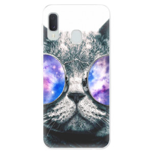 Silikonové pouzdro iSaprio - Samsung Galaxy A20e - Galaxy Cat