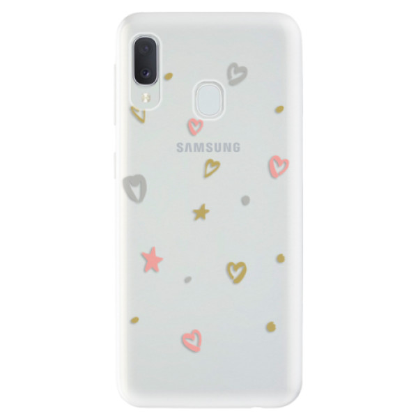 Odolné silikonové pouzdro iSaprio - Lovely Pattern na mobil Samsung Galaxy A20e (Odolný silikonový obal, kryt pouzdro iSaprio - Lovely Pattern - na mobilní telefon Samsung Galaxy A20e)
