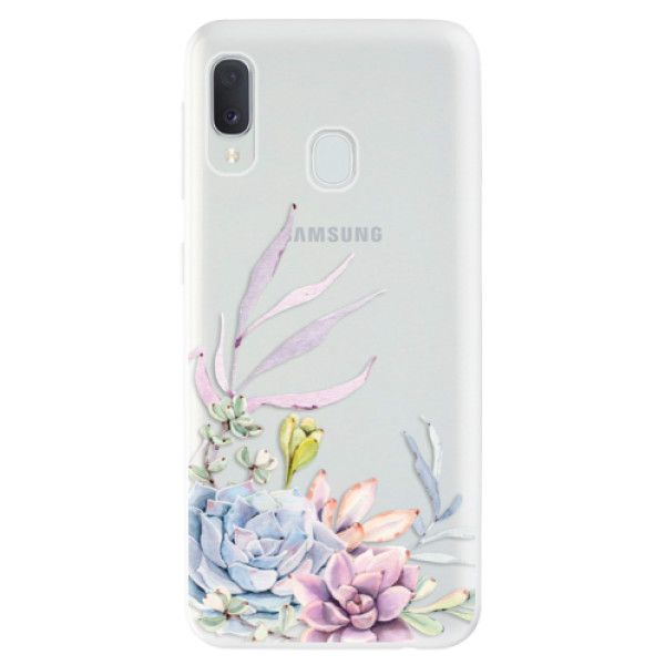 Odolné silikonové pouzdro iSaprio - Succulent 01 na mobil Samsung Galaxy A20e (Odolný silikonový obal, kryt pouzdro iSaprio - Succulent 01 - na mobilní telefon Samsung Galaxy A20e)