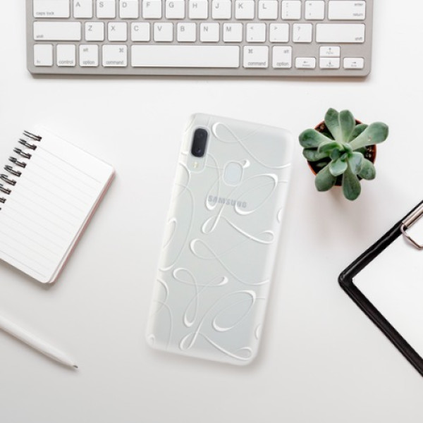Silikonové pouzdro iSaprio - Samsung Galaxy A20e - Fancy white