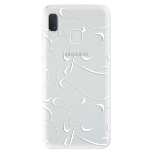 Silikonové pouzdro iSaprio - Samsung Galaxy A20e - Fancy white