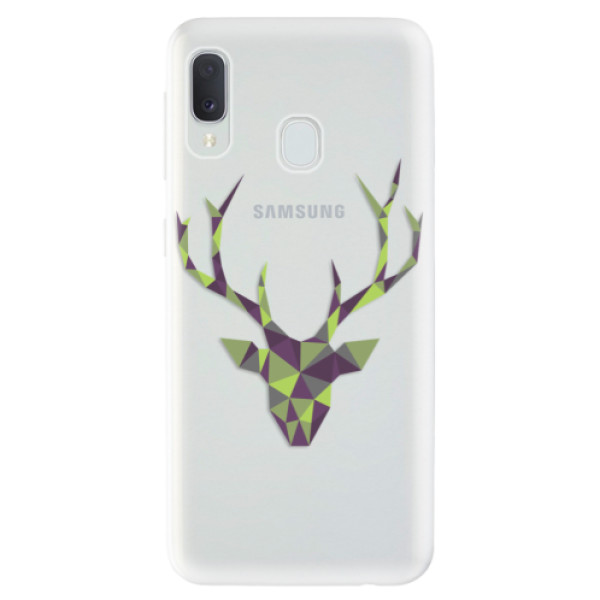 Odolné silikonové pouzdro iSaprio - Deer Green - Samsung Galaxy A20e