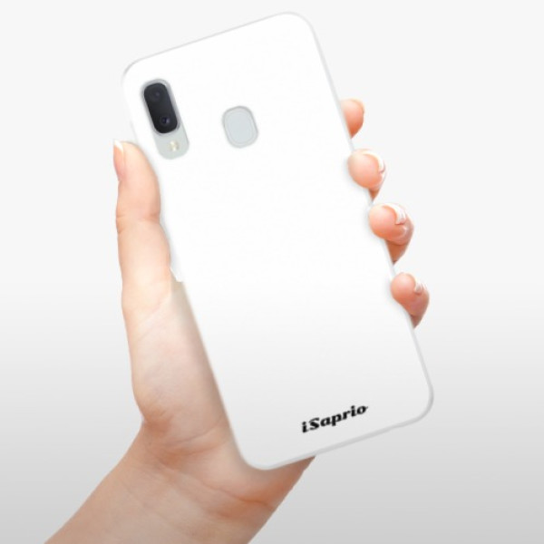 Silikonové pouzdro iSaprio - Samsung Galaxy A20e - 4Pure bílé
