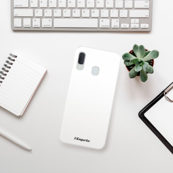 Silikonové pouzdro iSaprio - Samsung Galaxy A20e - 4Pure bílé