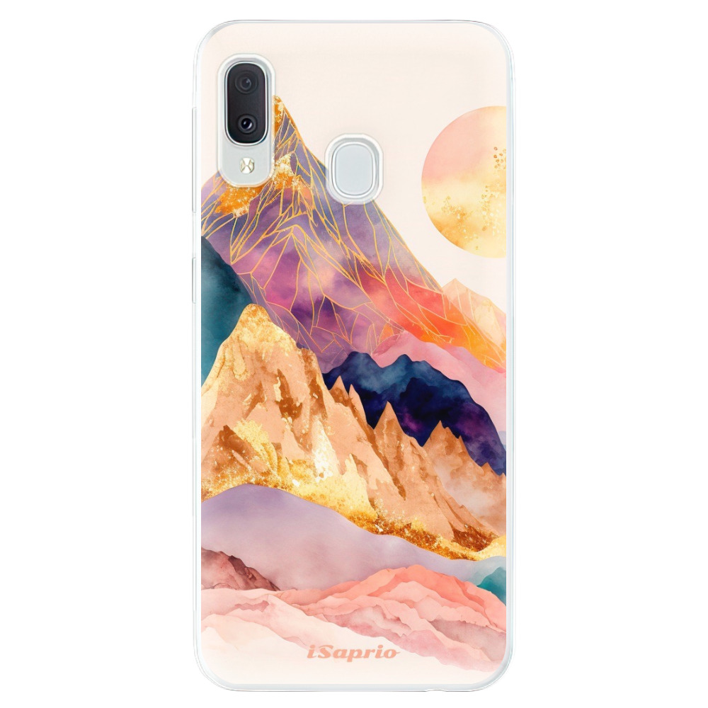 Odolné silikonové pouzdro iSaprio - Abstract Mountains - Samsung Galaxy A20e