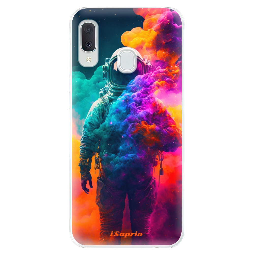 Odolné silikonové pouzdro iSaprio - Astronaut in Colors - Samsung Galaxy A20e