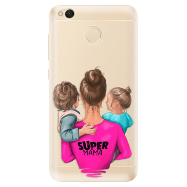 Odolné silikonové pouzdro iSaprio - Super Mama - Boy and Girl - Xiaomi Redmi 4X