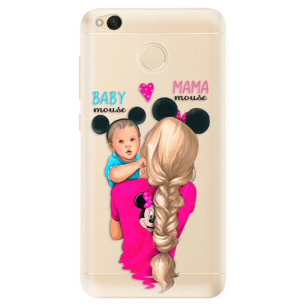 Odolné silikonové pouzdro iSaprio - Mama Mouse Blonde and Boy - Xiaomi Redmi 4X