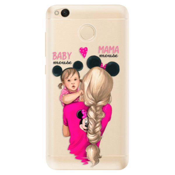 Odolné silikonové pouzdro iSaprio - Mama Mouse Blond and Girl - Xiaomi Redmi 4X