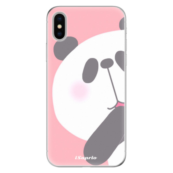 Odolné silikonové pouzdro iSaprio - Panda 01 - iPhone X