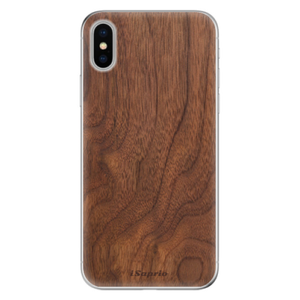 Odolné silikonové pouzdro iSaprio - Wood 10 - iPhone X