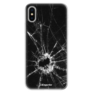 Silikonové pouzdro iSaprio - Apple iPhone X - Broken Glass 10
