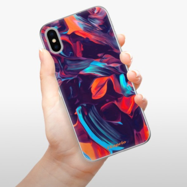 Silikonové pouzdro iSaprio - Apple iPhone X - Color Marble 19