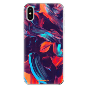 Silikonové pouzdro iSaprio - Apple iPhone X - Color Marble 19