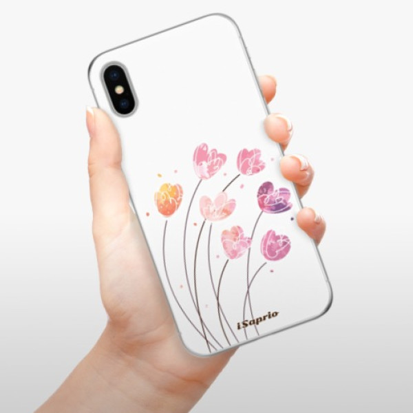 Silikonové pouzdro iSaprio - Apple iPhone X - Flowers 14