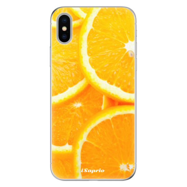 Odolné silikonové pouzdro iSaprio - Orange 10 - iPhone X