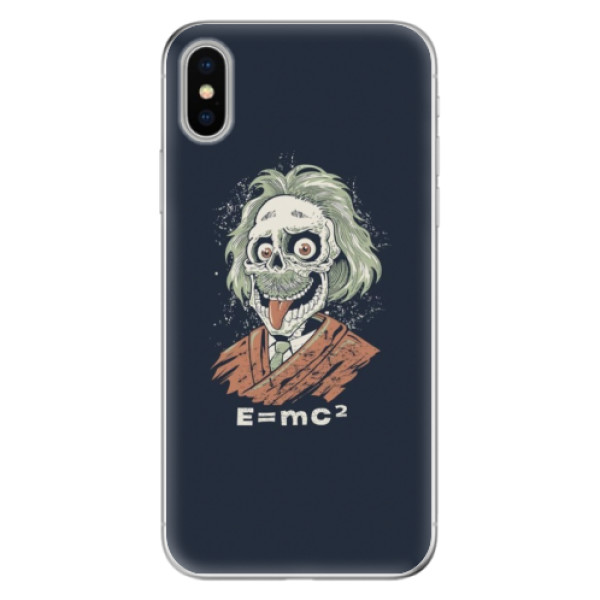 Odolné silikonové pouzdro iSaprio - Einstein 01 - iPhone X