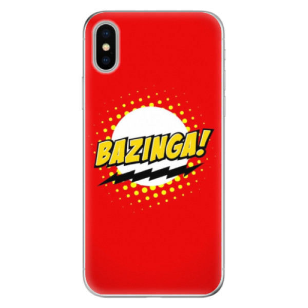 Odolné silikonové pouzdro iSaprio - Bazinga 01 - iPhone X