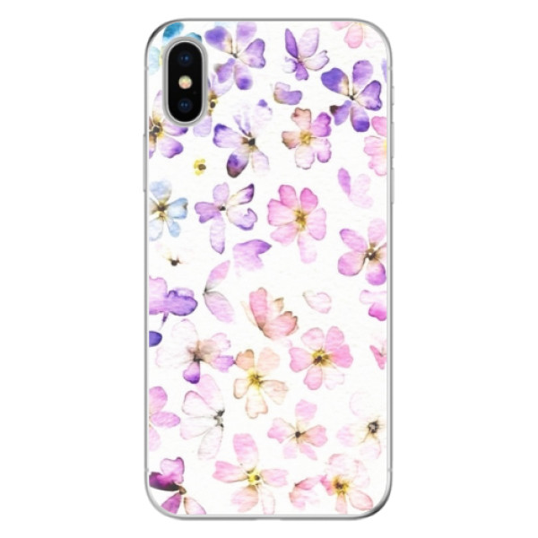 Odolné silikonové pouzdro iSaprio - Wildflowers - iPhone X
