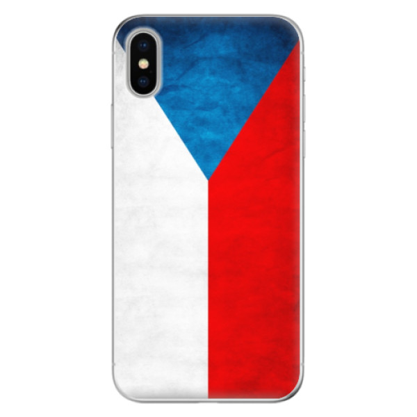 Odolné silikonové pouzdro iSaprio - Czech Flag na mobil Apple iPhone X (Odolný silikonový obal, kryt pouzdro iSaprio - Czech Flag - na mobilní telefon Apple iPhone X)