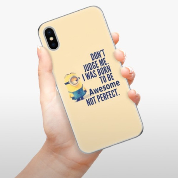 Silikonové pouzdro iSaprio - Apple iPhone X - Be Awesome