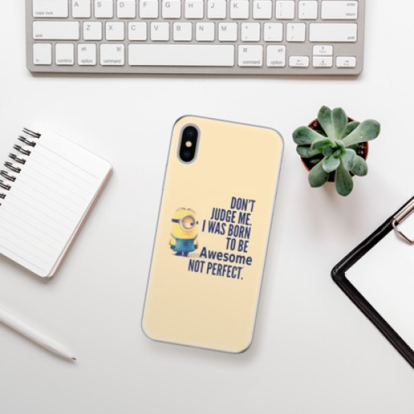 Silikonové pouzdro iSaprio - Apple iPhone X - Be Awesome
