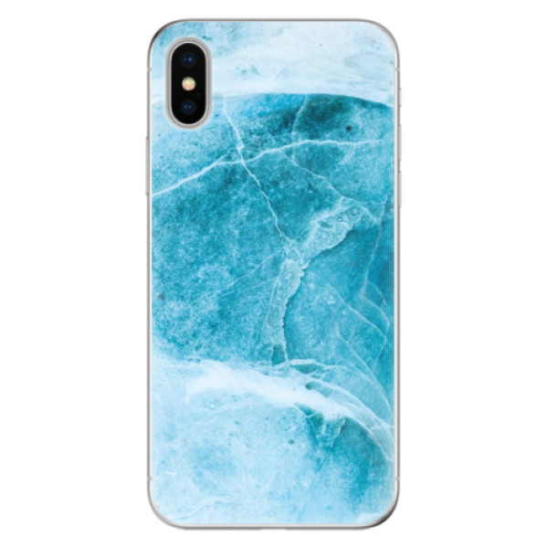 Odolné silikonové pouzdro iSaprio - Blue Marble na mobil Apple iPhone X (Odolný silikonový obal, kryt pouzdro iSaprio - Blue Marble - na mobilní telefon Apple iPhone X)