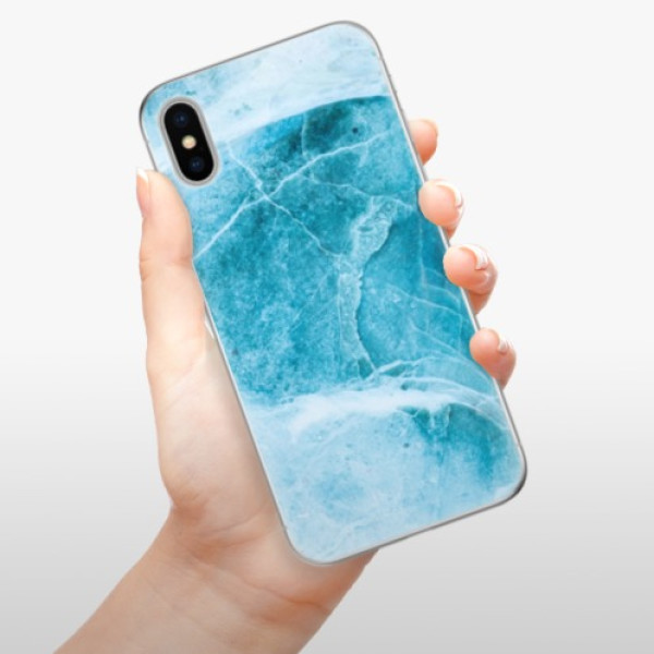 Silikonové pouzdro iSaprio - Apple iPhone X - Blue Marble