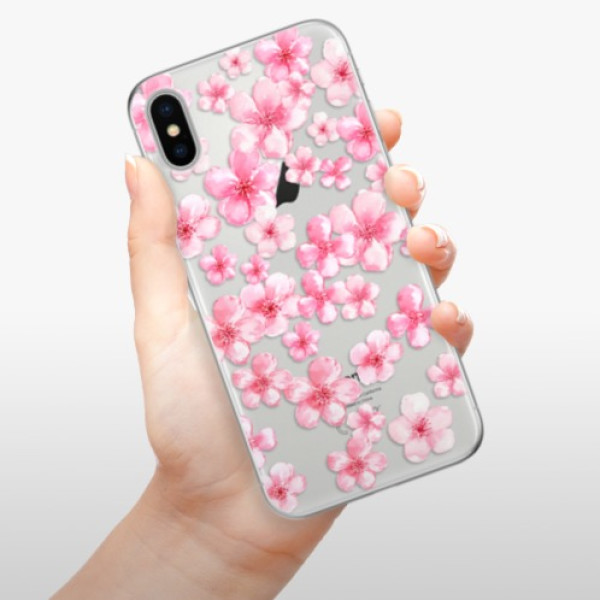 Silikonové pouzdro iSaprio - Apple iPhone X - Flower Pattern 05