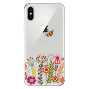 Silikonové pouzdro iSaprio - Apple iPhone X - Bee 01
