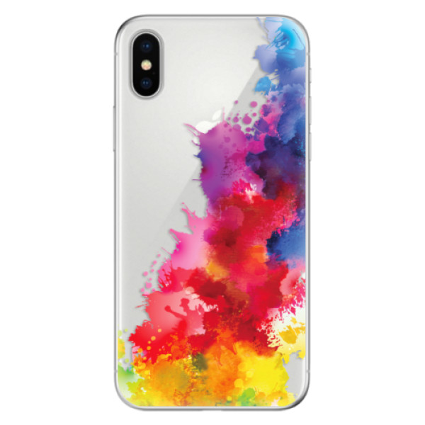 Odolné silikonové pouzdro iSaprio - Color Splash 01 na mobil Apple iPhone X (Odolný silikonový obal, kryt pouzdro iSaprio - Color Splash 01 - na mobilní telefon Apple iPhone X)