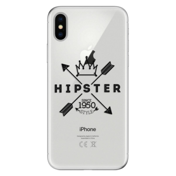 Odolné silikonové pouzdro iSaprio - Hipster Style 02 - iPhone X
