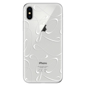 Silikonové pouzdro iSaprio - Apple iPhone X - Fancy white