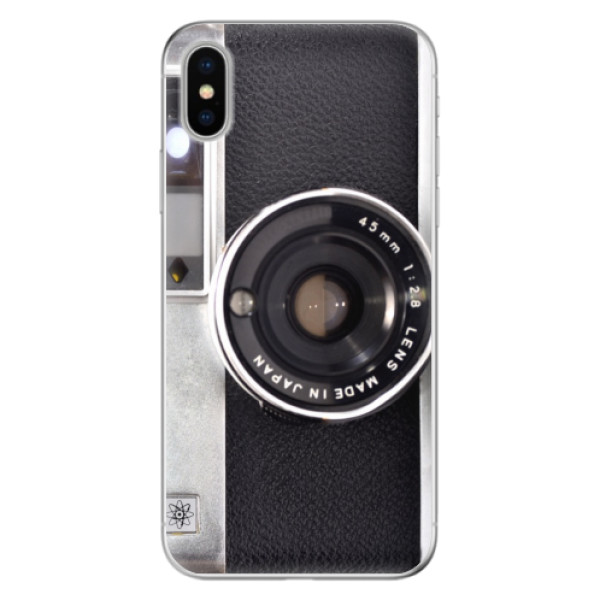 Odolné silikonové pouzdro iSaprio - Vintage Camera 01 - iPhone X