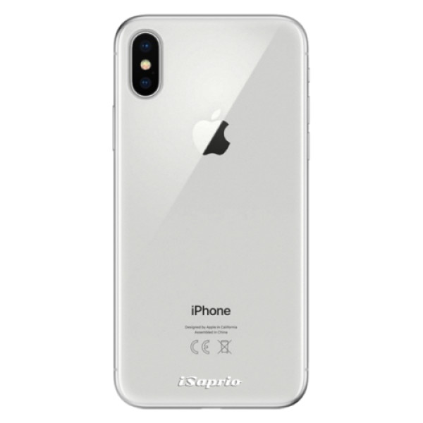 Odolné silikonové pouzdro iSaprio - 4Pure - čiré bez potisku na mobil Apple iPhone X (Odolný silikonový obal, kryt pouzdro iSaprio - 4Pure - čiré bez potisku - na mobilní telefon Apple iPhone X)