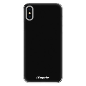 Odolné silikonové pouzdro iSaprio - 4Pure - černé na mobil Apple iPhone X