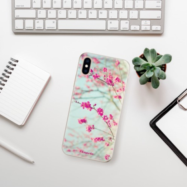 Silikonové pouzdro iSaprio - Apple iPhone XS - Blossom 01