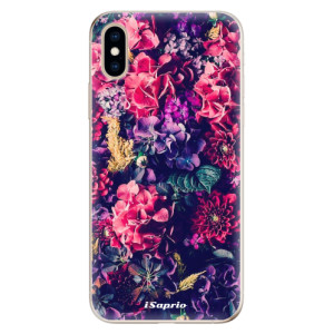 Silikonové pouzdro iSaprio - Apple iPhone XS - Flowers 10