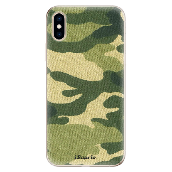 Odolné silikonové pouzdro iSaprio - Green Camuflage 01 - iPhone XS