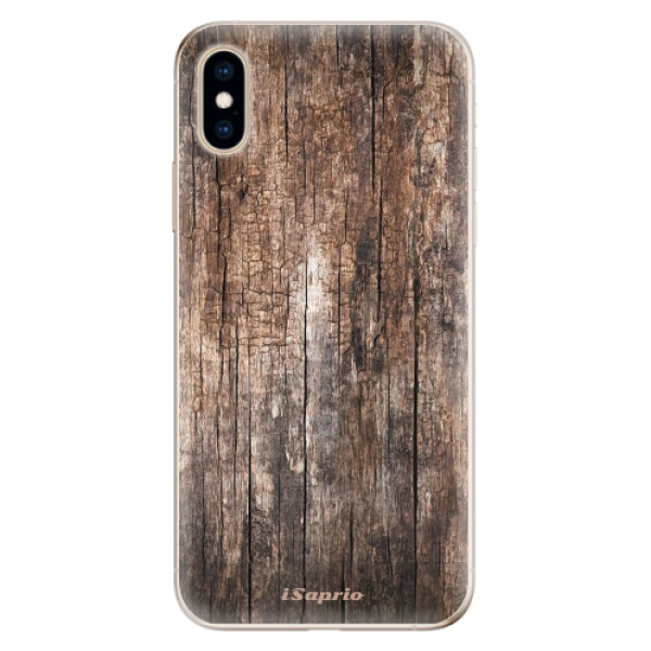 Odolné silikonové pouzdro iSaprio - Wood 11 - iPhone XS