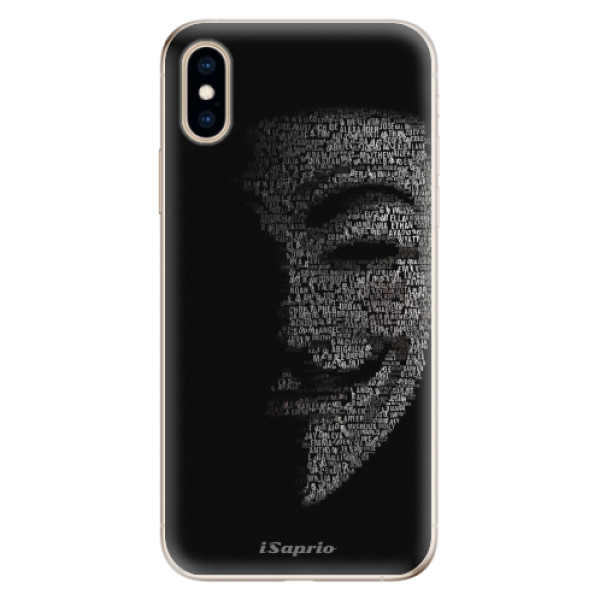 Odolné silikonové pouzdro iSaprio - Vendeta 10 na mobil Apple iPhone XS (Odolný silikonový obal, kryt pouzdro iSaprio - Vendeta 10 - na mobilní telefon Apple iPhone XS)