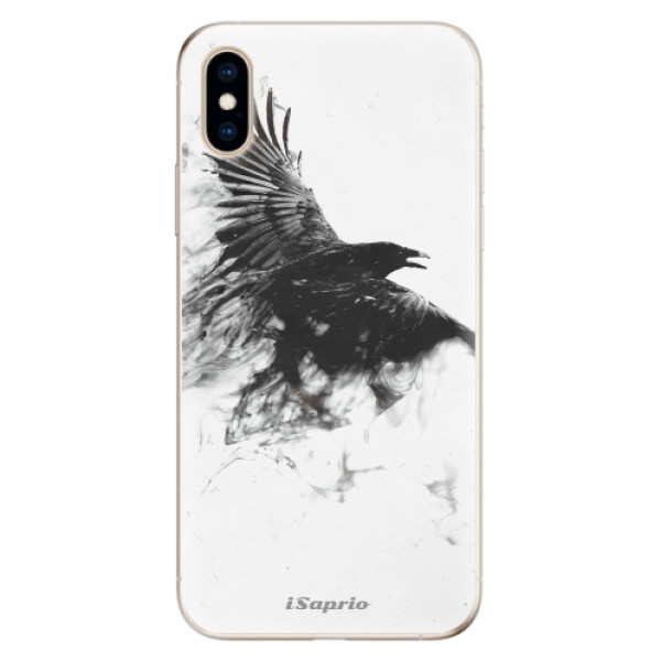 Odolné silikonové pouzdro iSaprio - Dark Bird 01 - iPhone XS