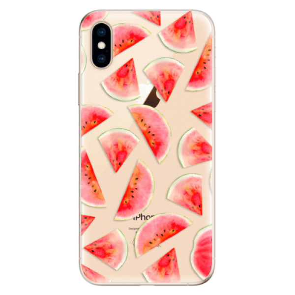 Odolné silikonové pouzdro iSaprio - Melon Pattern 02 - iPhone XS