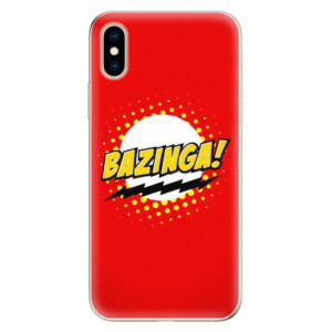 Silikonové pouzdro iSaprio - Apple iPhone XS - Bazinga 01