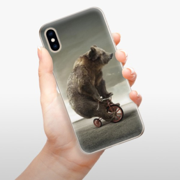Silikonové pouzdro iSaprio - Apple iPhone XS - Bear 01