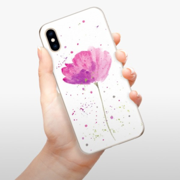 Silikonové pouzdro iSaprio - Apple iPhone XS - Poppies